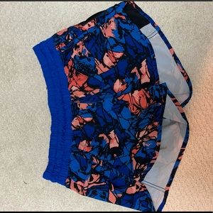 Patterned Lululemon shorts